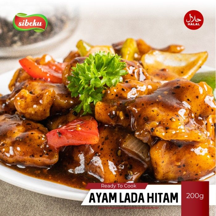 Daging Ayam Dengan Saos Lada Hitam Halal 200 gram Ready To Cook-Sibeku - 5