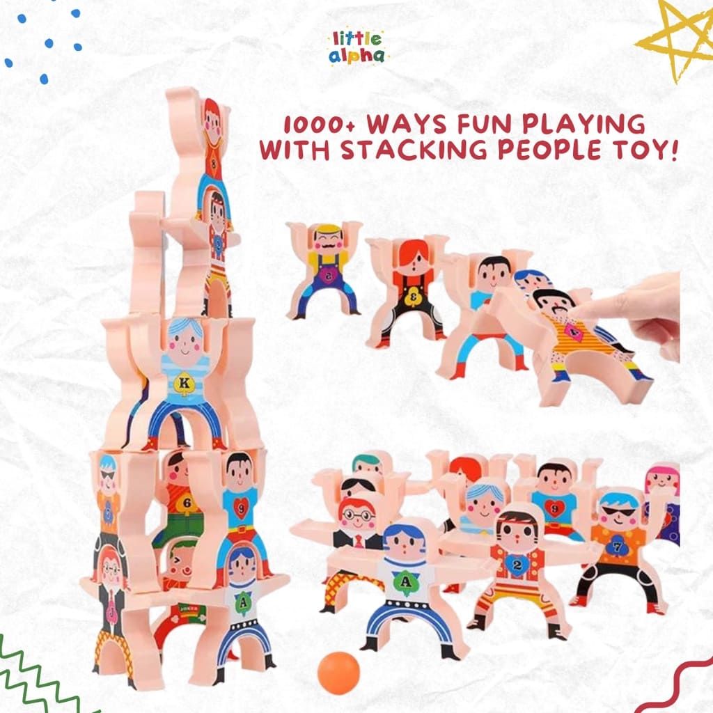 Stacking People Toy - 3