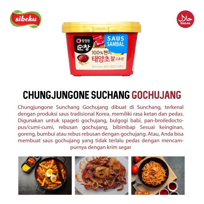 Daesang Sunchang Gochujang Sambal Korea Hot Pepper Paste 500gr- Sibeku - 4