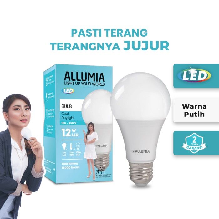 Lampu LED Bulb Allumia 12 Watt 6500k Putih - 3