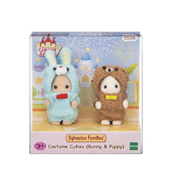 Mainan Koleksi Sylvanian Families Costume Cuties Bunny & Puppy - 1