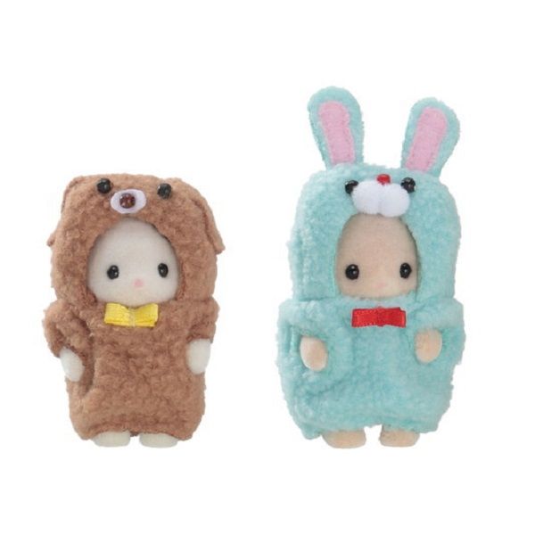 Mainan Koleksi Sylvanian Families Costume Cuties Bunny & Puppy - 2