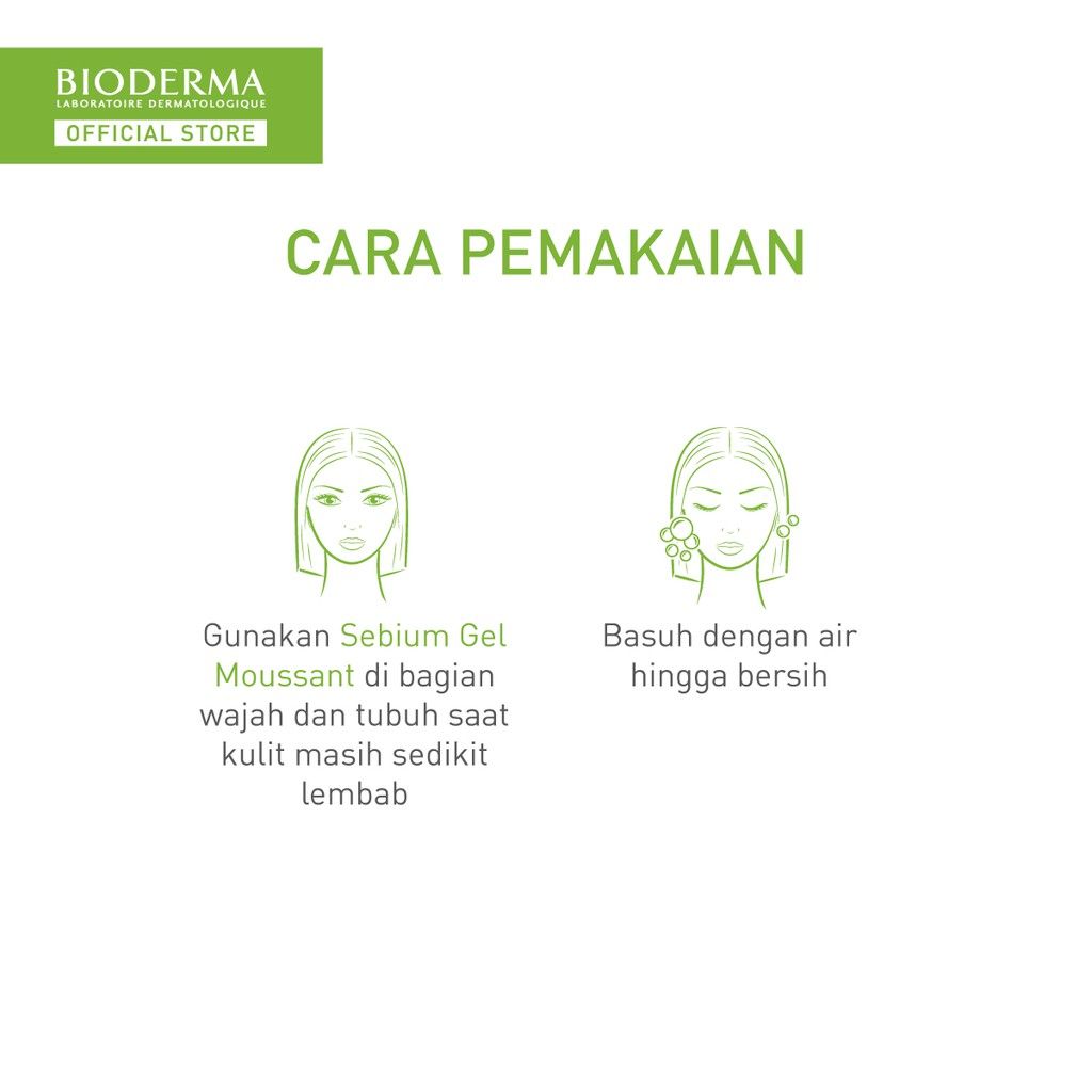 Bioderma Sebium Gel Moussant 200 ml - Facial Wash untuk Kulit Kombinasi / Berminyak / Berjerawat - 4