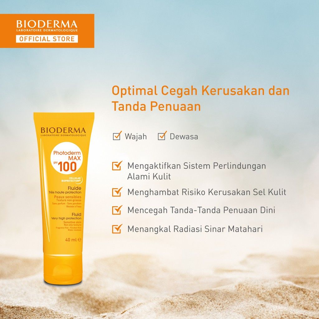 Bioderma Photoderm Max SPF 100 Fluide 40 ml - Sunscreen untuk Kulit Normal / Kering - 3