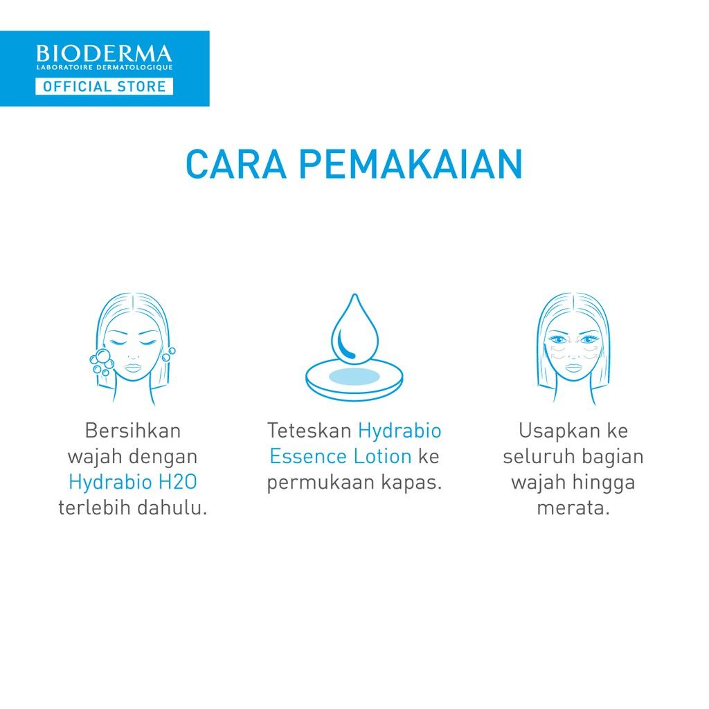 Bioderma Hydrabio Essence Lotion 200 ml - Toner Essence untuk Kulit Dehidrasi / Kering Dan Sensitif - 4