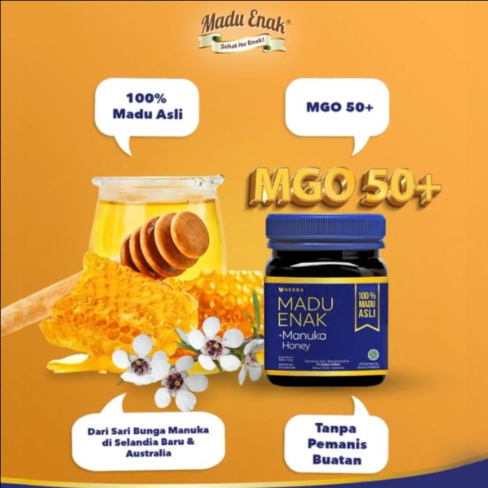 Madu Enak Manuka MGO 50+ Free Fibrefirst - 2