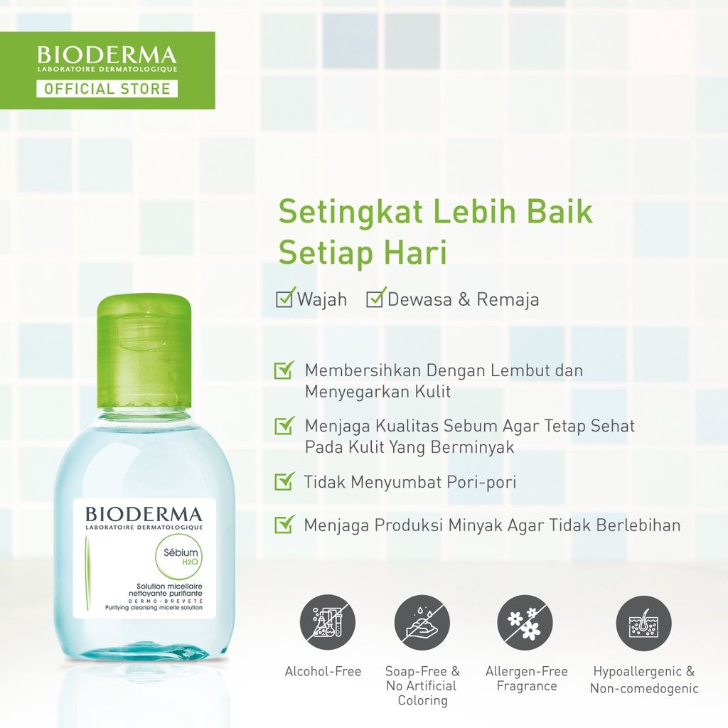 Bioderma Sebium H2O 100 ml FREE Sebium Gel Moussant 2 x 45 ml - 2