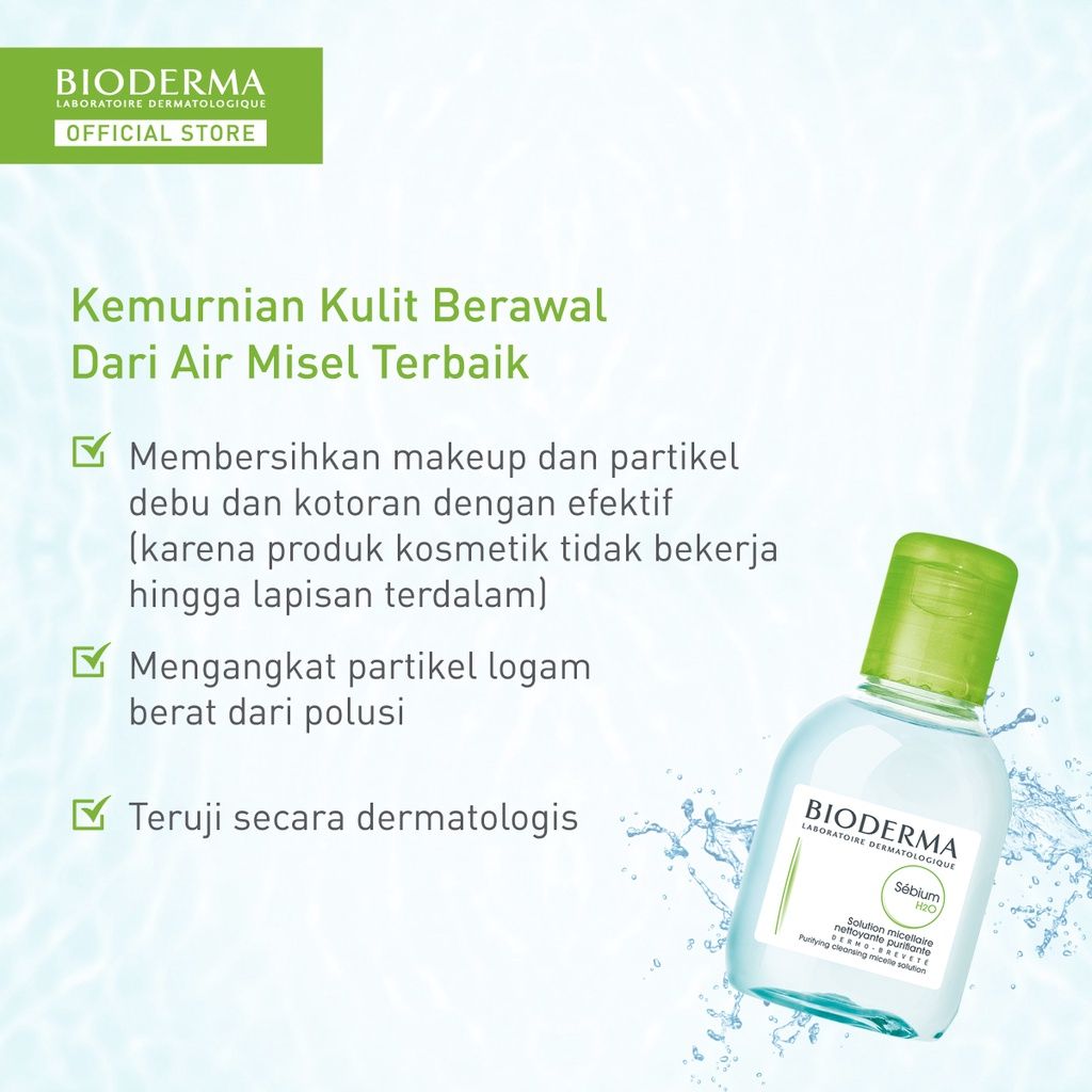 Bioderma Sebium H2O 100 ml FREE Sebium Gel Moussant 2 x 45 ml - 3