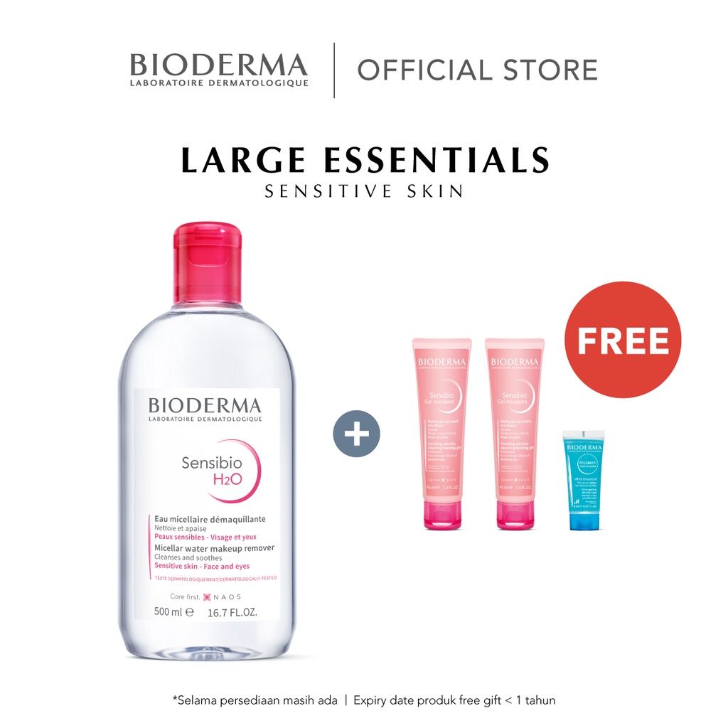 Bioderma Sensibio H2O Micellar Water - Large Essentials - 1