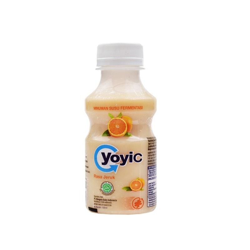 Yoyic Fermented milk Orange 130 ml [KARTON - ISI 12 Pcs] - 2