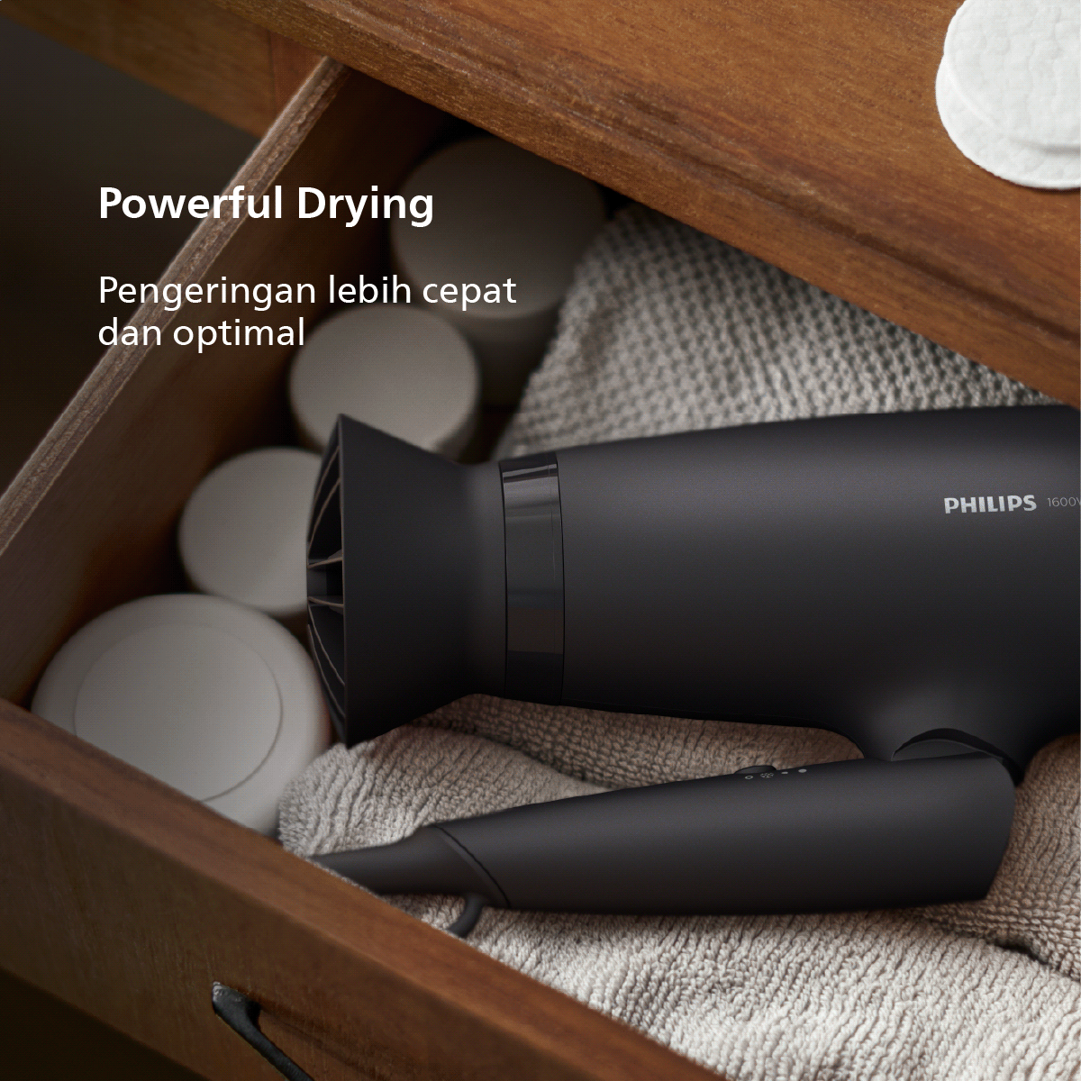 Philips Hair Dryer 3000 Series BHD308/10 Pengering Rambut - 3