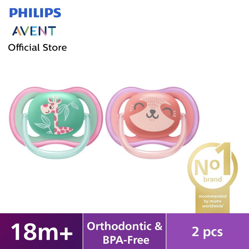 Philips Avent Soother Ultra Air 18m+ SCF349/10 Pacifer Empeng Dot Bayi - 2