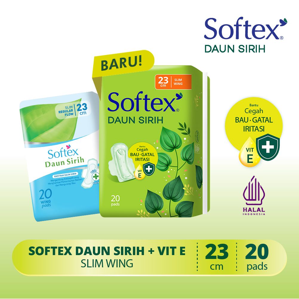 Softex Daun Sirih Wing 23 cm 20s - 1