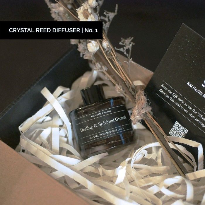 KAI Crystal Reed Diffuser Black Series No.1 Healing & Spiritual Growth - 2