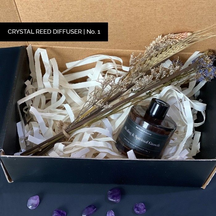 KAI Crystal Reed Diffuser Black Series No.1 Healing & Spiritual Growth - 3