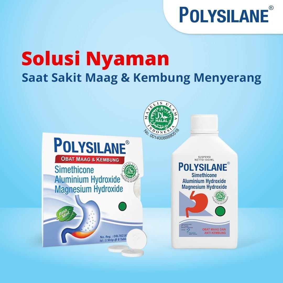 POLYSILANE OBAT MAGH & KEMBUNG - 100 ML - 2