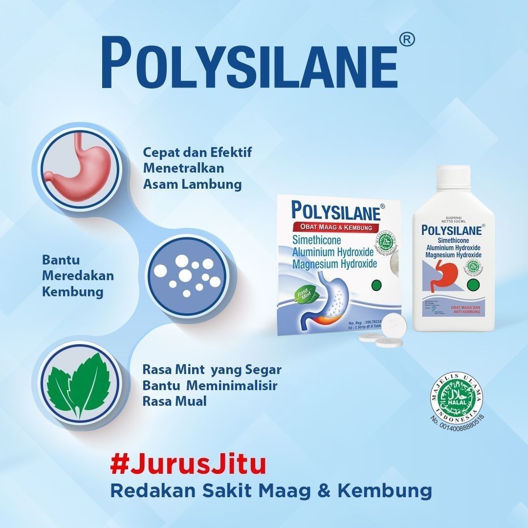 POLYSILANE OBAT MAGH & KEMBUNG - 100 ML - 4