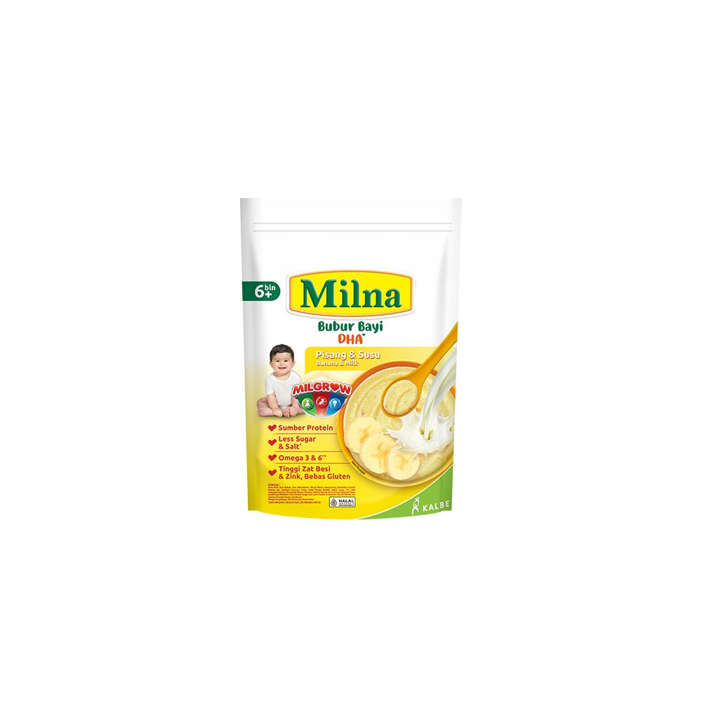 Milna Bubur Reguler 6+ Pisang 120gr - 2