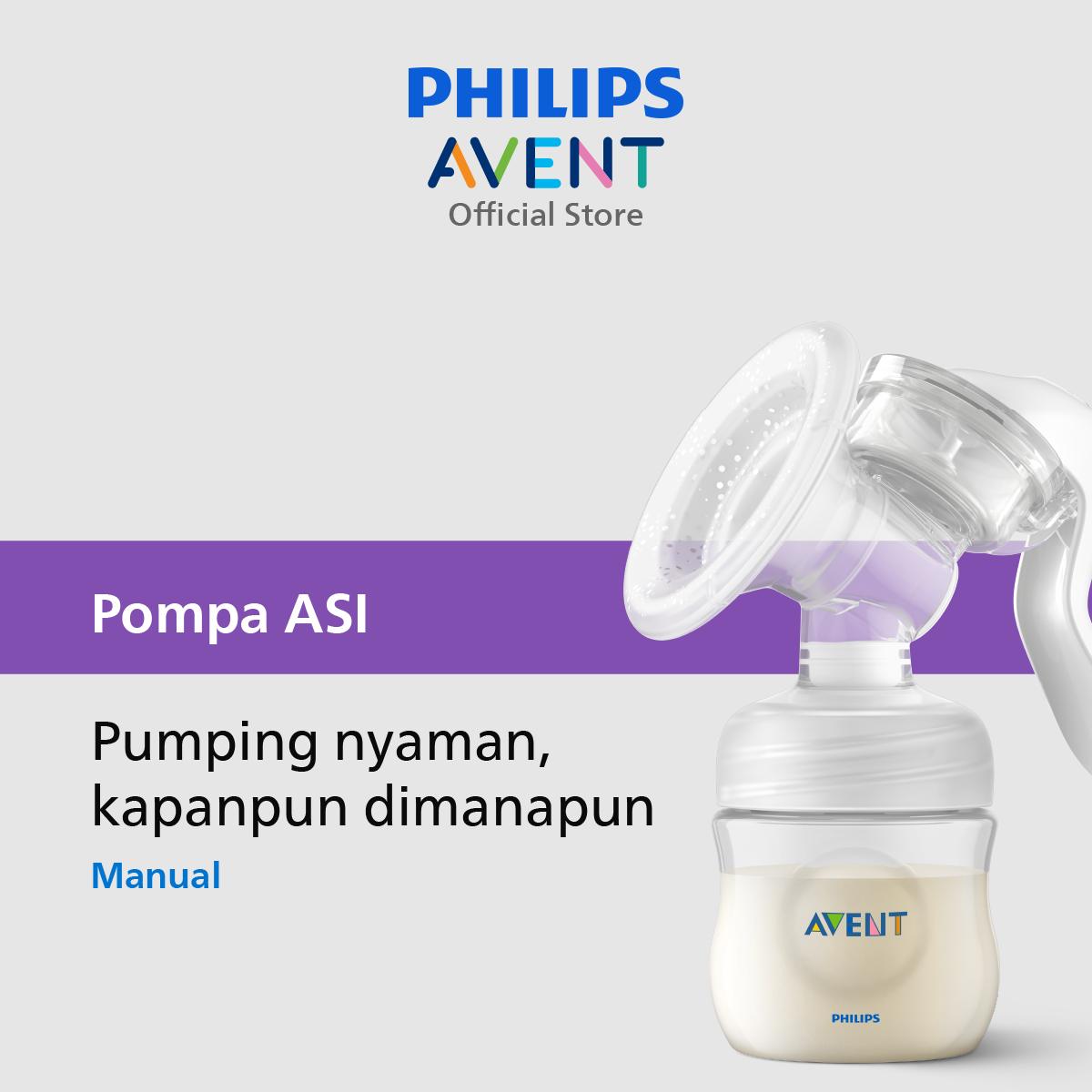 Philips Avent Manual Breast Pump SCF430/01 Pompa Asi - 1