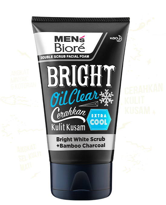 Sabun Cuci Muka Pria Biore Mens Men's Bright Oil Clear 100 gr - 2