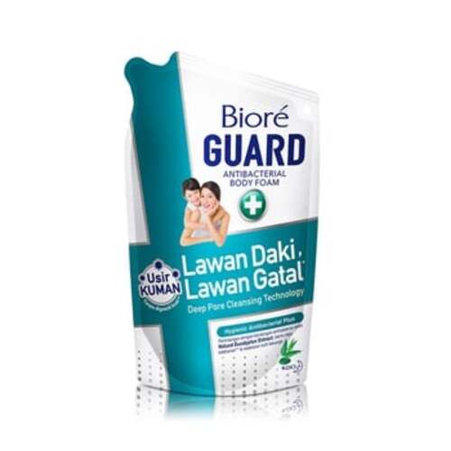 Sabun Mandi Cair Biore Body Wash Guard 450 ml Refill Pouch Hygienic Mint - 1