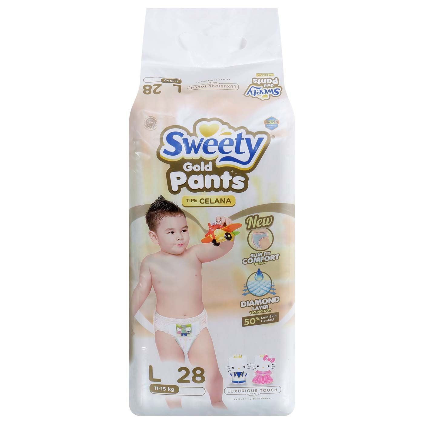 Sweety Pantz Gold Regular Pack L 28 - 1