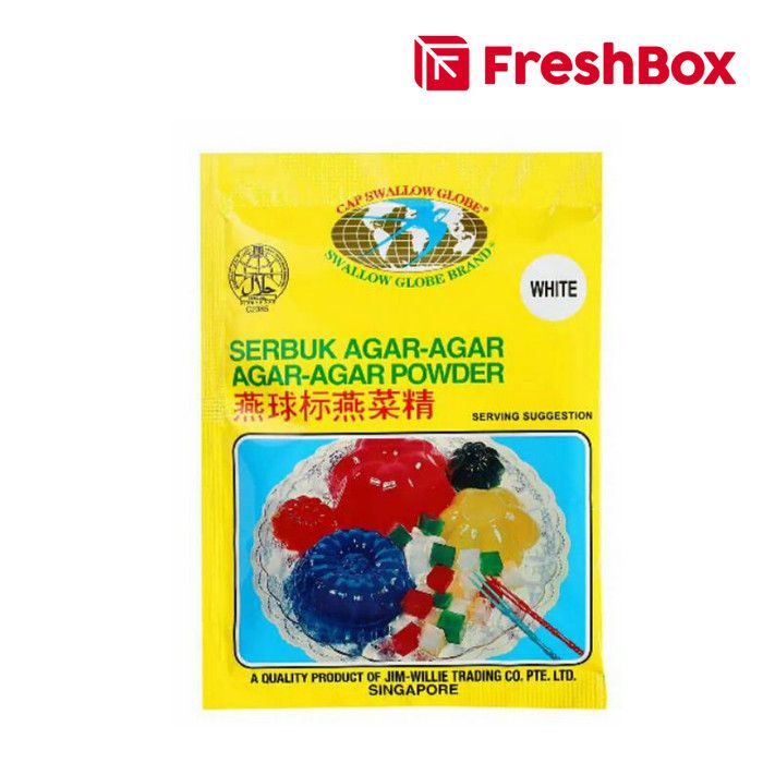 Agar Agar Swallow Globe Putih 1 pcs FreshBox - 1