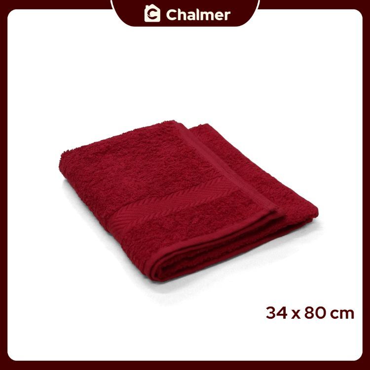 Handuk Sport Chalmer 34x80 cm Handuk Tangan dan Wajah - Merah - 1