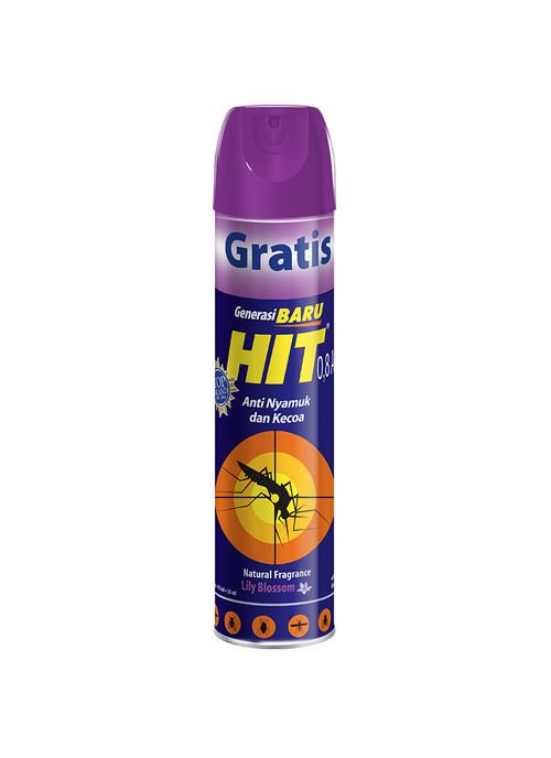 HIT Aerosol Lily Obat Semprot Nyamuk Spray 415 ml + 35 ml - 2