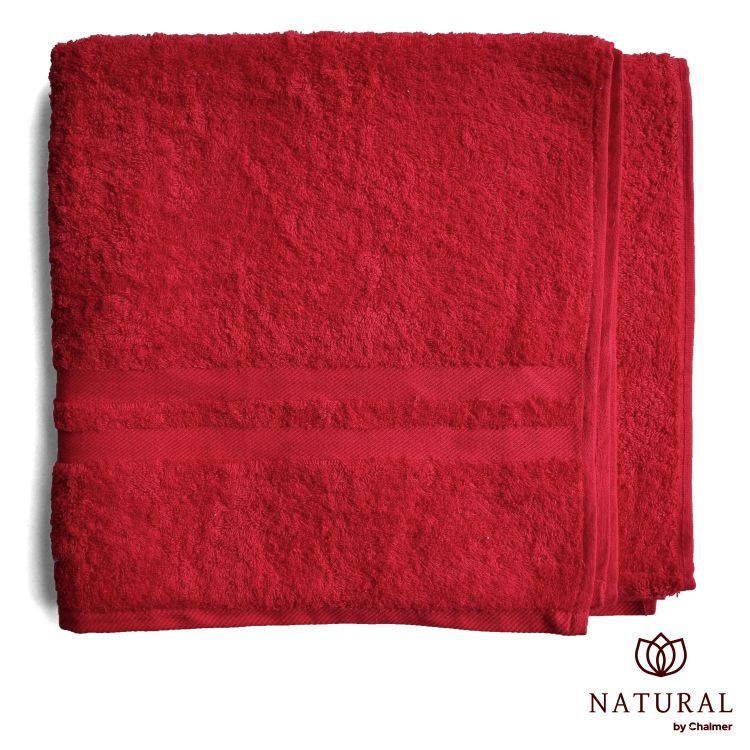 Handuk Mandi Natural by Chalmer 70x140 cm Handuk Tebal Premium - Red - 2