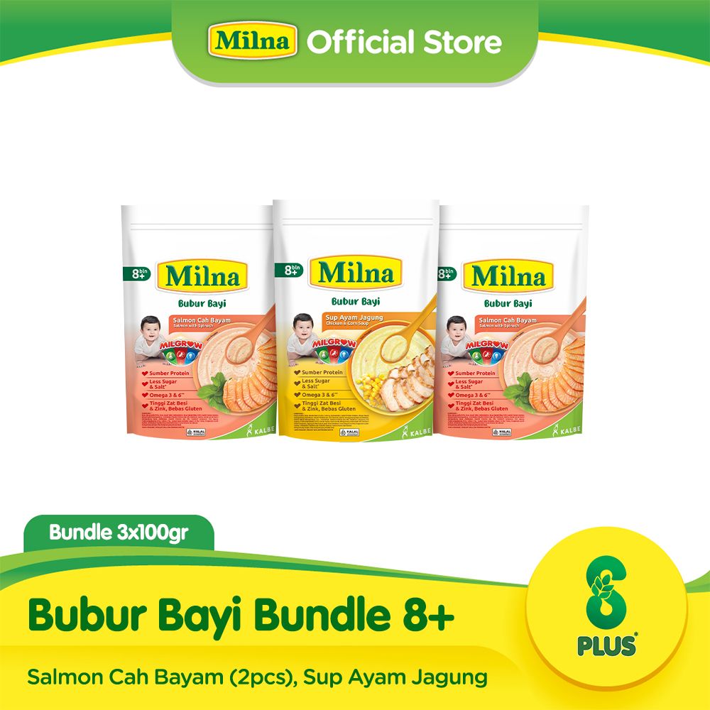 Bundling Milna Bubur Reguler 8+ - 1