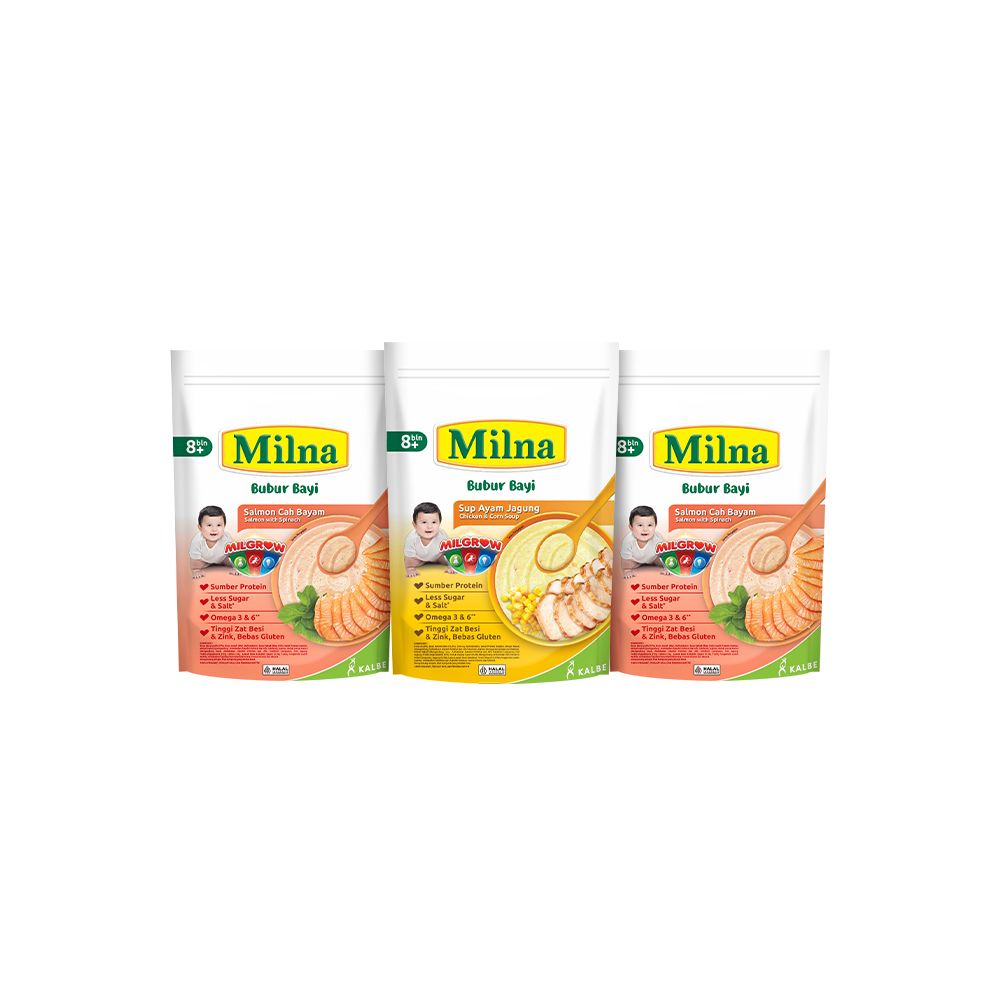 Bundling Milna Bubur Reguler 8+ - 2