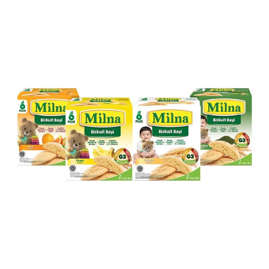 Bundle 4 Pack Milna Biskuit Bayi - 2