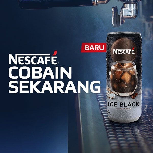 NESCAFE Kopi Minuman Kaleng Rasa Ice Black 220mlx8pcs Free Cooler Bag - 3