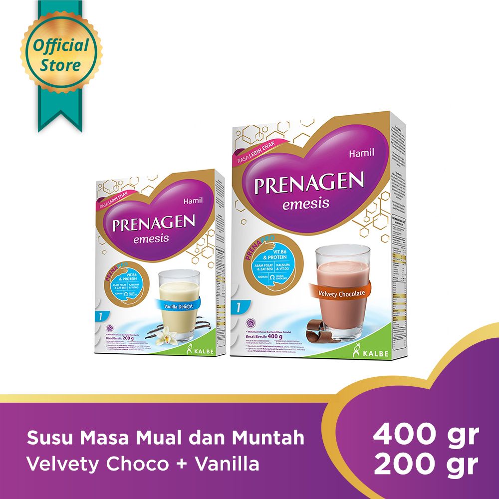 PRENAGEN emesis Velvety Choco 400 gr + Vanilla Delight 200 gr - 1