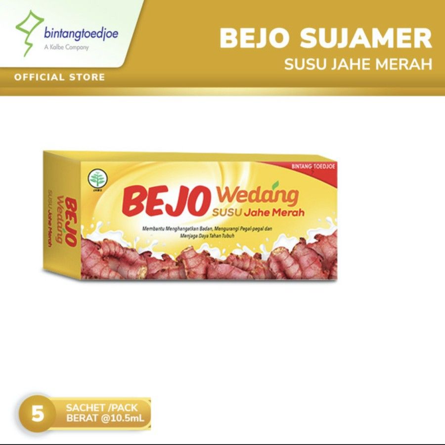 Bejo Susu Jahe Merah Pack ( 5 Sachet ) - 1