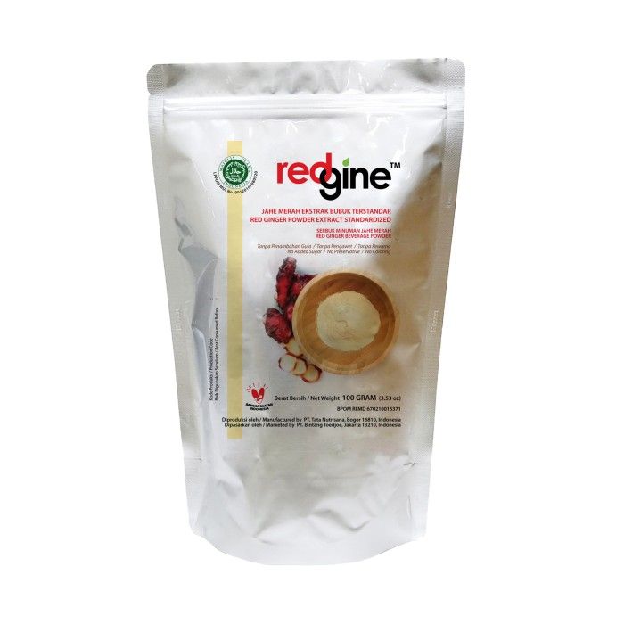 Jahe Merah Ekstrak Bubuk Terstandar - Redgine (100 gram) - 3