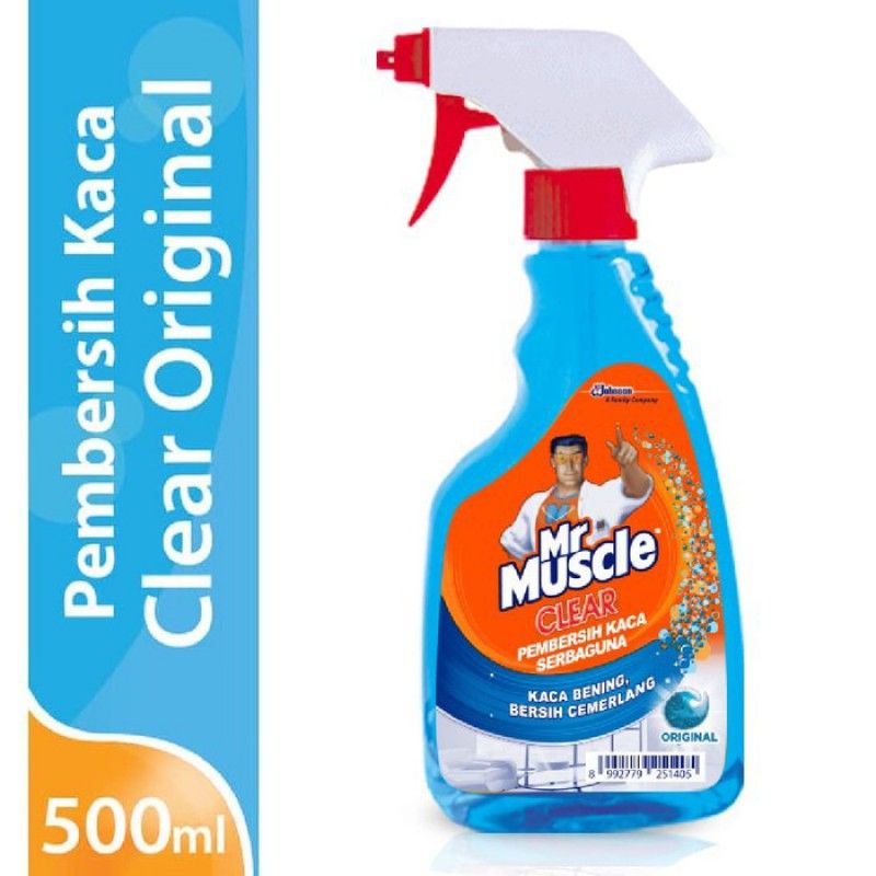 Pembersih Dapur Mr Muscle Original Biru Spray 500 ml - 2