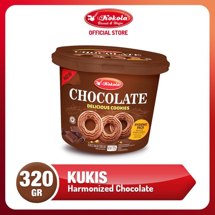 Kokola Kukis Hygienic Pack Chocolate 320gr - 1