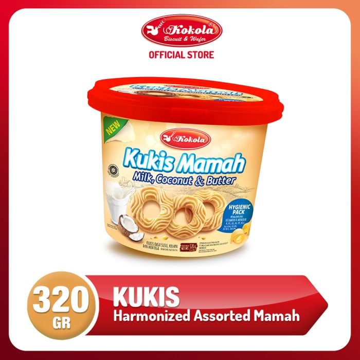 Kokola Kukis Hygienic Pack Assorted Mamah 320gr - 1