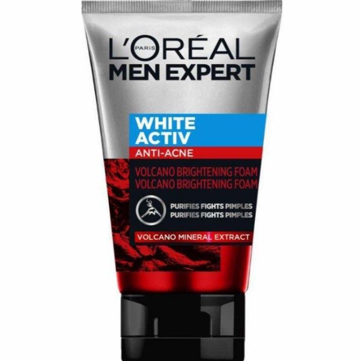 L'Oreal Paris Men Expert White Active Volcano Foam - 100ml - 1