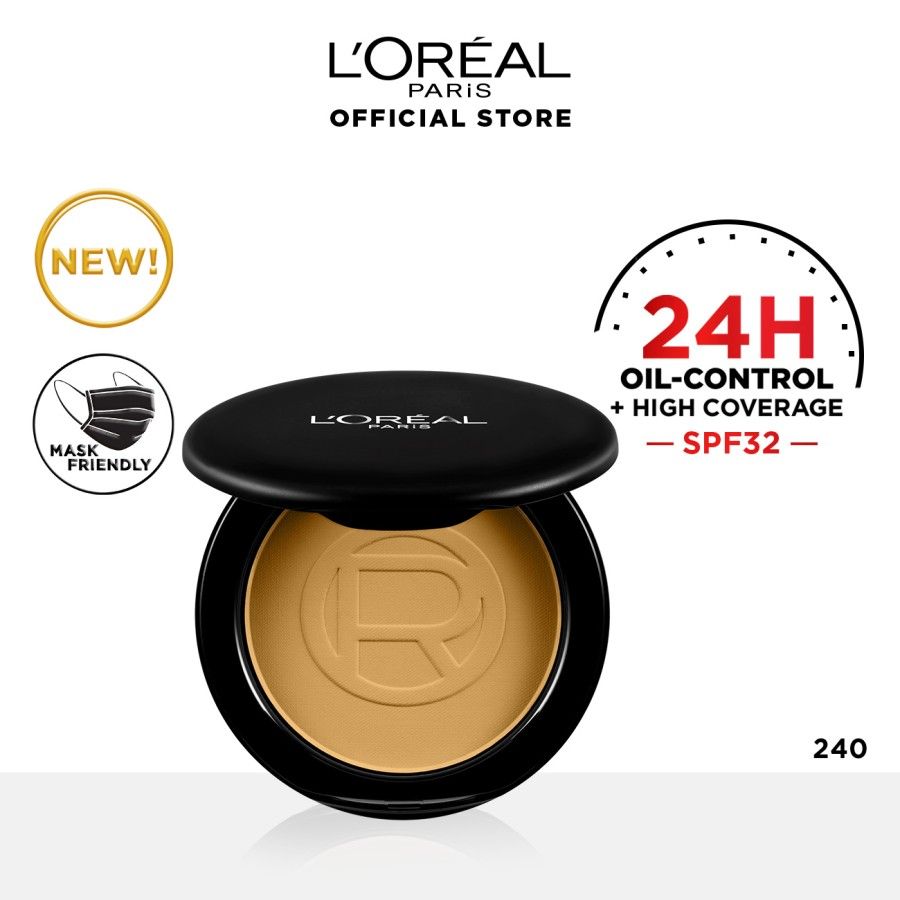 L'Oreal  Paris Infallible Oil Killer High Coverage Powder - 240 Natural Honey - 1