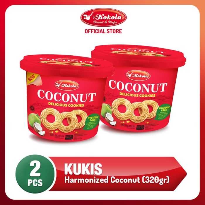 Kokola Kukis Hygienic Pack Coconut 320gr - Twinpack - 1