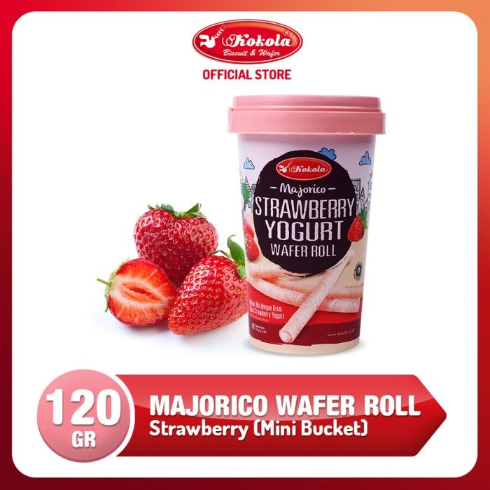 Kokola Majorico Strawberry Mini Bucket 120gr - 1