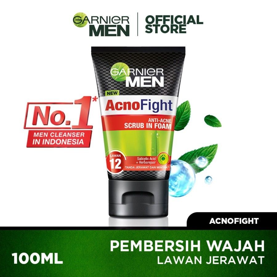 Garnier Men Acno Fight 12 in 1 Foam 100ml - 1