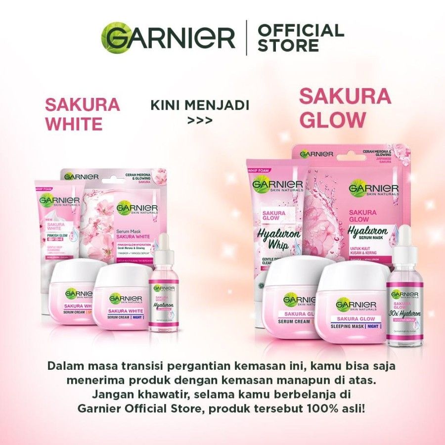 Garnier Sakura Glow Night Cream - 20 ml - 2