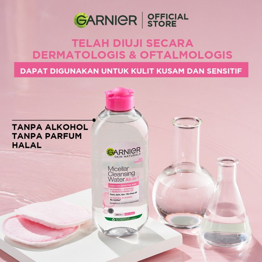 Garnier Micellar Water Pink 400ml - 5