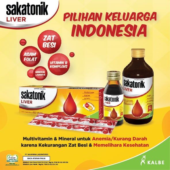 Sakatonik Activ Kaplet Strip - Vitamin Penambah Darah Anemia - 4