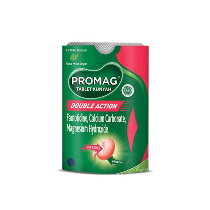 Promag Double Action Obat Sakit Maag dan Asam Lambung 1 Sleeve @ 6 Tablet - 2