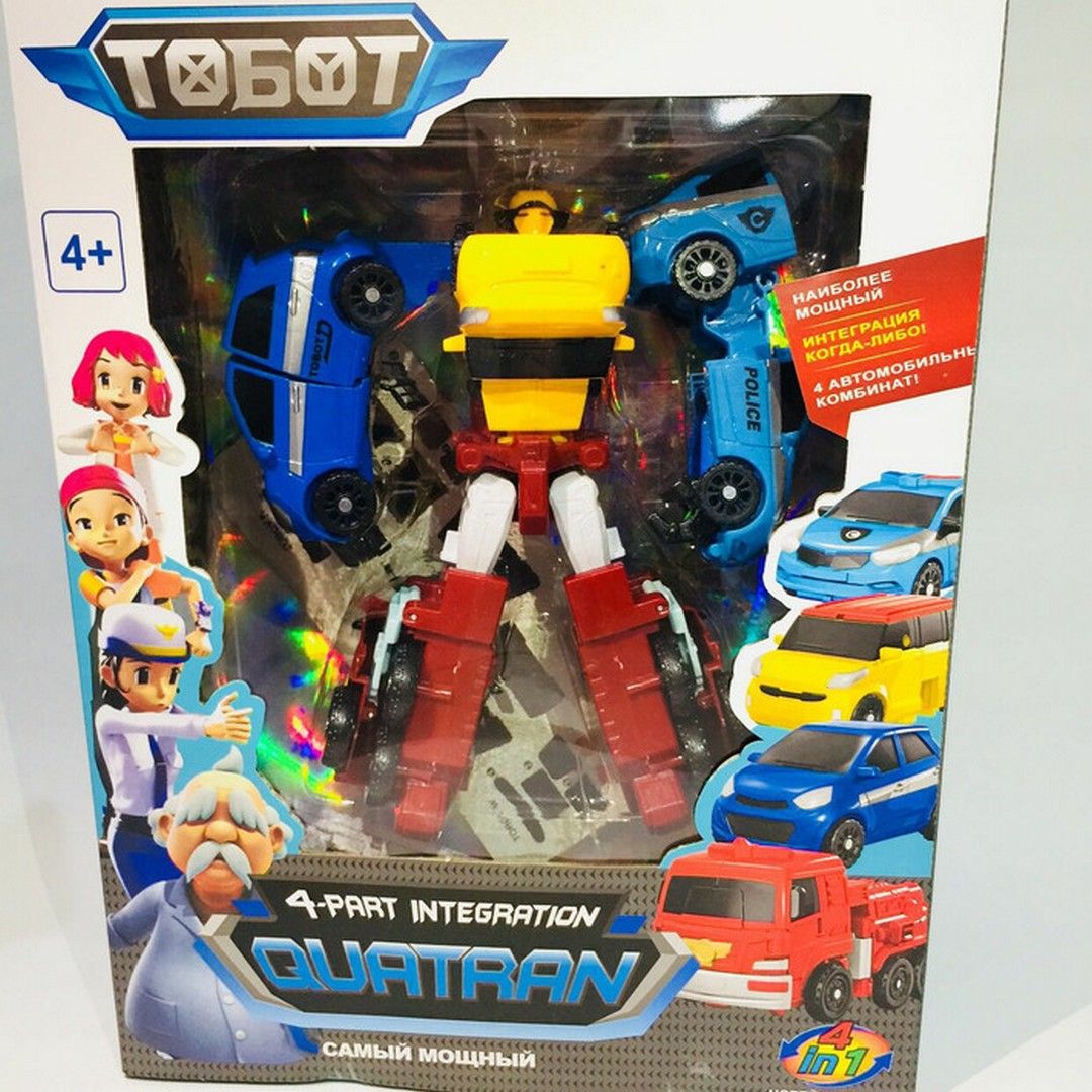 Tobot Quatran 4 -Car Integration Transforming Robot - 3